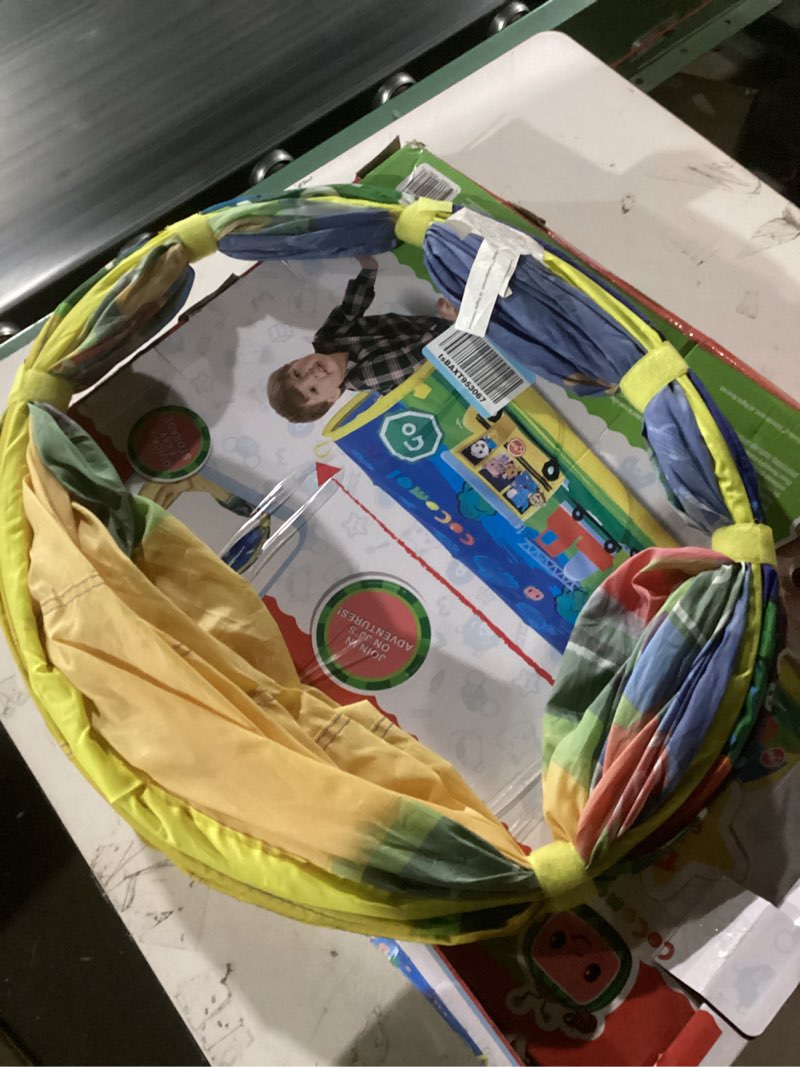 Condition photo showing New/Like New for cocomelon tunnel for toddlers pop up play tunnel tent for kids to crawl through | collapsible and portable toy