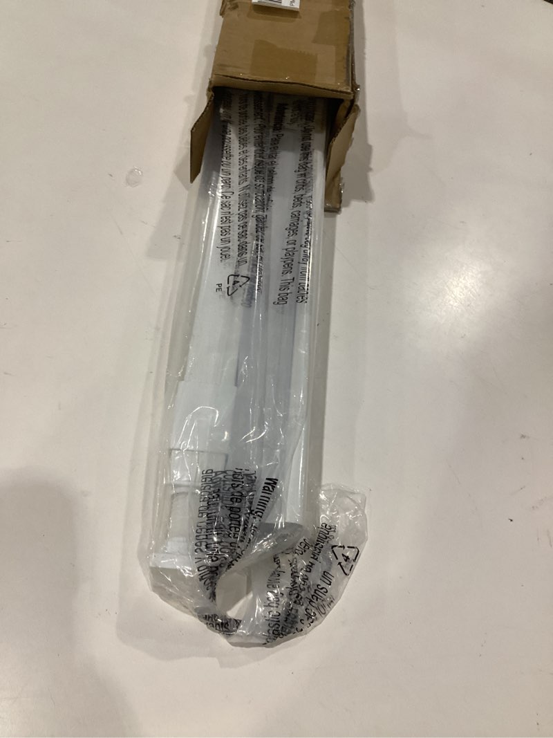 Condition photo showing New/Like New for lazblinds cordless cellular shades, no tools no drill blackout honeycomb shades pleated blinds for windows, 28'' w x 48'' h, silver white blackout-silver white 28'' w × 48'' h