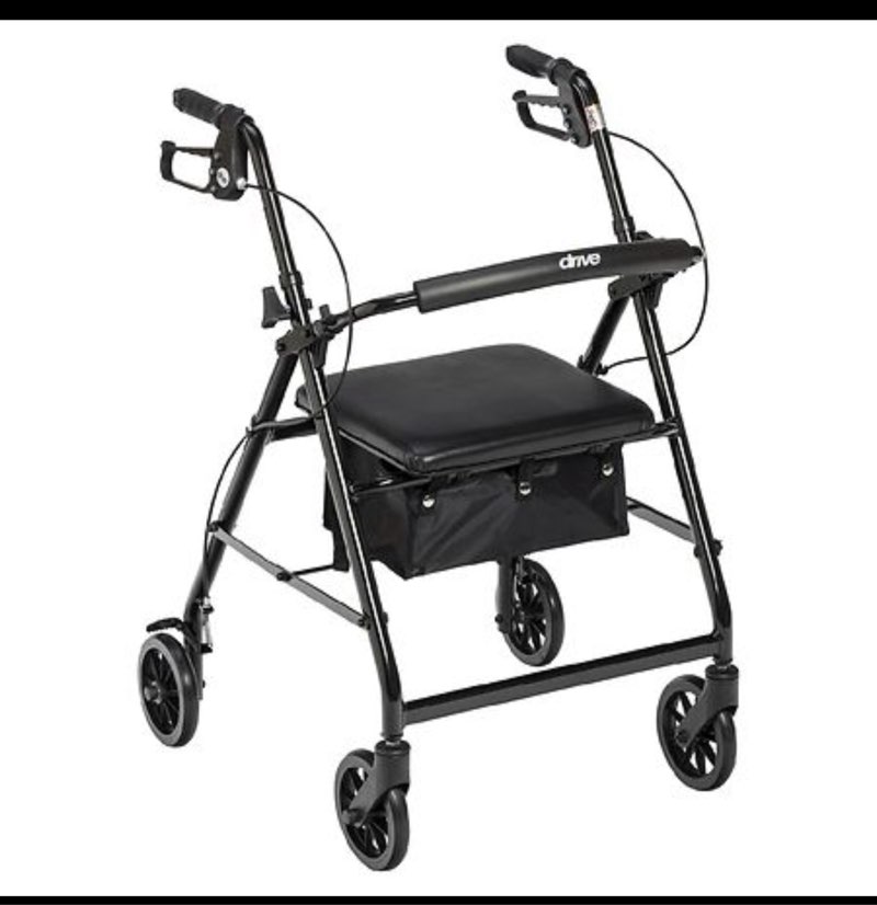 Drive R726BK Basic walker, non-foldable; Made by Drive Devilbiss Healthcare