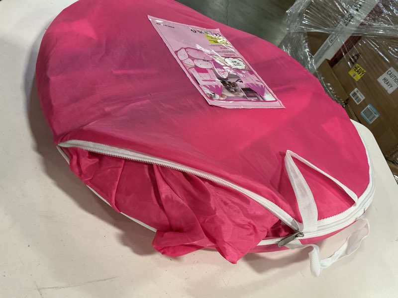 Condition photo showing Good Condition for PigPigPen 3pc Kids Play Tent for Girls with Ball Pit, Crawl Tunnel, Princess Tents for Toddlers, Baby Space World Playhouse Toys, Boys Indoor& Outdoor Play House, Perfect Kid’s Gifts 3PC Pink Star Play Tent