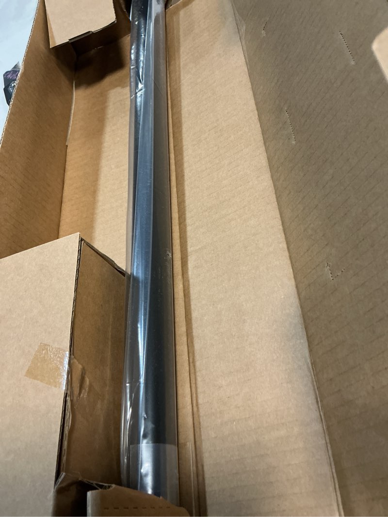 Condition photo showing Good Condition for Ivilon Drapery Treatment Window Curtain Rod - Square Design 1 1/8 Rod. 48 to 86 Inch. Black 48 to 86 in.