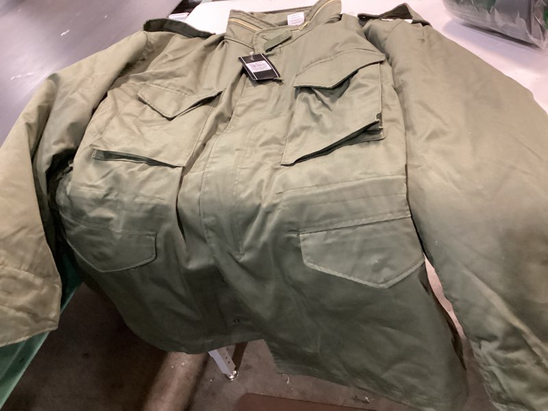 Condition photo showing New/Like New for mil-tec classic us m65 jacket olive 3x-large