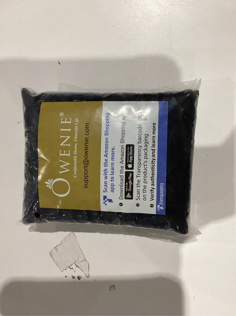 Condition photo showing New/Like New for OWENIE Leyna 2 Panels Sheer Black Curtains 45 Inch Length, Jacquard Clip Textured Semi Small Window Curtain for Bedroom Living Room, Farmhouse Rod Pocket Leaves Drapes, 40Wx45L Inches Black 40"W x 45"L (Pack of 2)