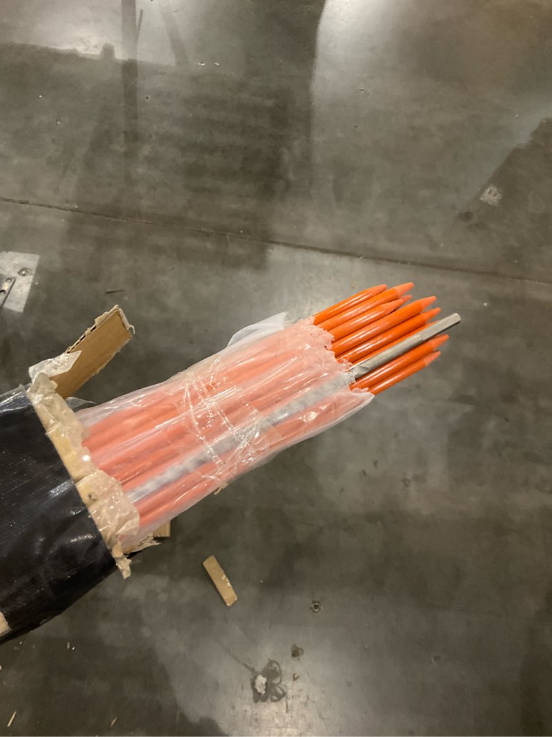 NANOPRETTY 58 Inch Approx 5FT Driveway Markers with 10.2" Reflective Tape 20 Pack Solid Fiberglass S