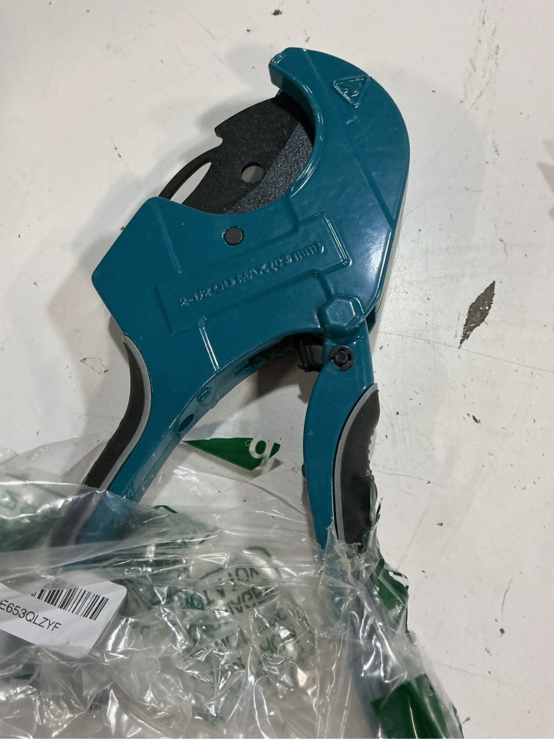 Condition photo showing As Is for libraton pvc pipe cutter, up to 2-1/2", ratchet pipe cutter heavy-duty, pex cutting tool for cutting pex, pvc, ppr plastic hoses and plumbing pipe 2-1/2"(63mm)