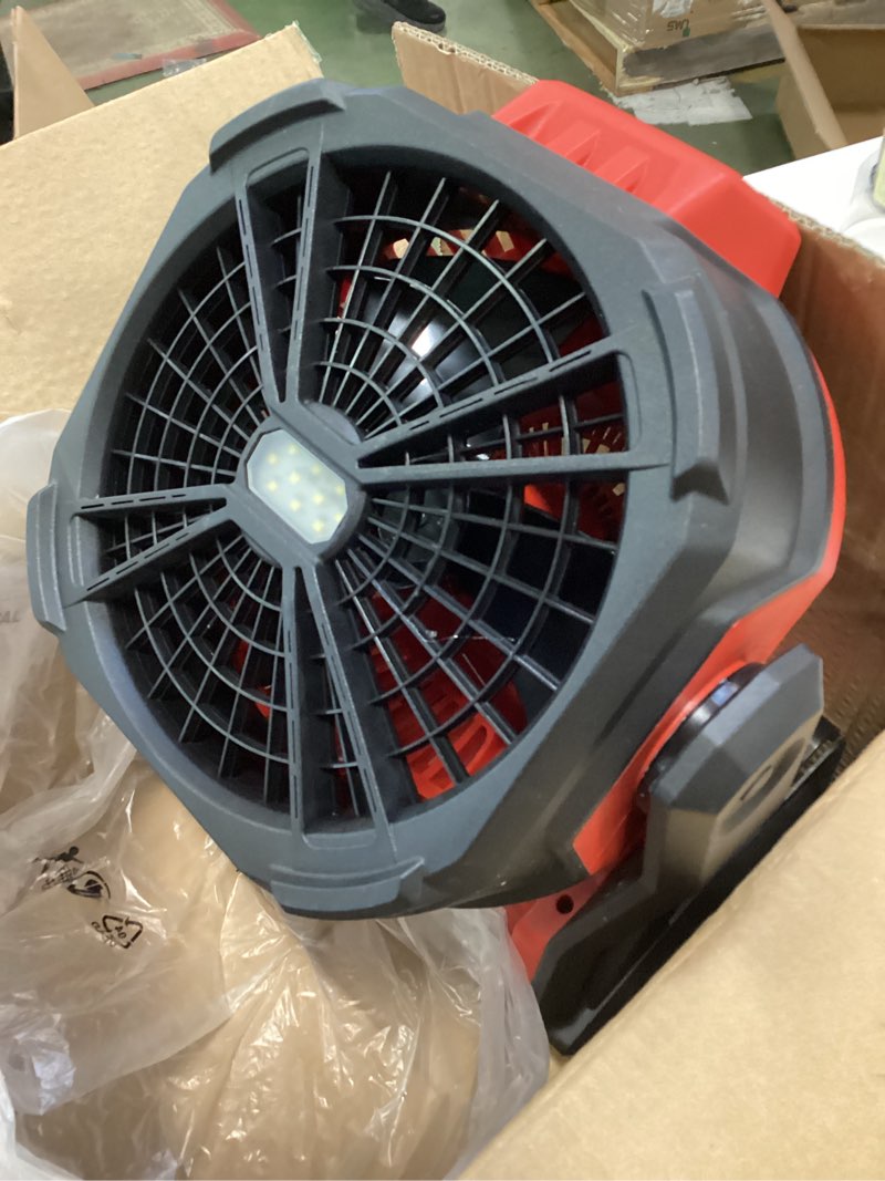 Condition photo showing Good Condition for DE+ 20V Variable Speed Cordless Jobsite Fan – Model 6601