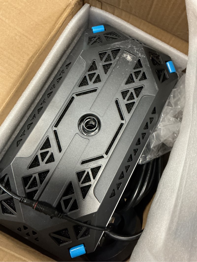 Condition photo showing Good Condition for poposoap rgb pond filter with pump fountain kits, 660gph pond filter box with 40w pond pump & rgb auto-cycle led lights, koi pond filters for outdoor ponds clean, clear, and add water features s104 with light