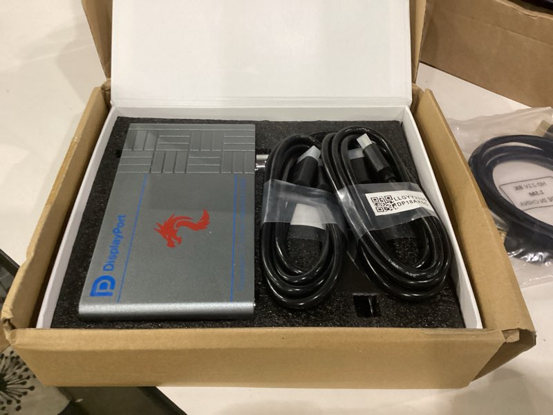 Condition photo showing New/Like New for dichen dma 4k fuser combiner display overlay adapter,1k360hz/2k240hz/3k165hz/4k120hz hd multimedia interface synthesizer,displayport v1.4,lossless transmission,supply for gaming conferencing,bank data centers