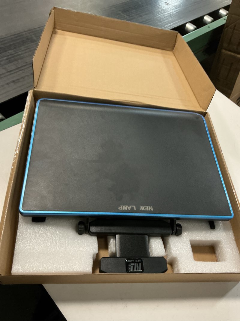 Condition photo showing As Is for Portable Car Seat Tray Table, Car Backseat Table, Adjustable Seat Back Laptop Desk, Foldable Telescopic Auto Backseat Food Trays Desk, for Working, Writing, Eating, Traveling