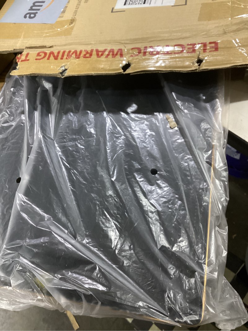 Condition photo showing As Is for 40x14 inch electric warming trays for buffets party - adjustable temp (100°f-260°f) food warmers, buffet servers and warmers - extra large hot plate for restaurants, events x-large black