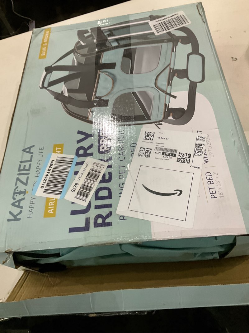 Katziela Pet Carrier - Airline Compliant Dog Carrier - TSA Approved Pet Carrier for Small Dogs and C