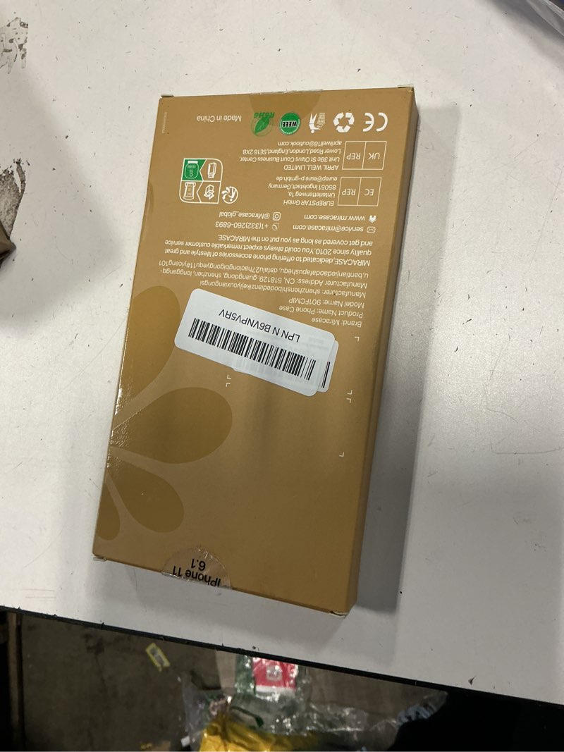 Condition photo showing New/Like New for Miracase Glass Series for iPhone 11 Case 6.1 inch, Upgraded Full-Body Rugged Phone Bumper Case Cover with Built-in 9H Tempered Glass Screen Protector and Camera Protector, Light Green iPhone 11 Light Green