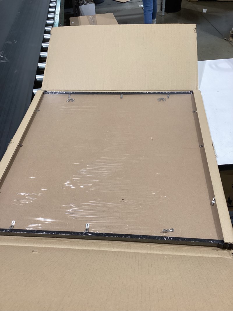 Condition photo showing Good Condition for lavie home 28x28 picture frame for wall display, 28x28 black picture frame with hd plexiglas, 28 x 28 photo frame 1 pack, picture frames for displaying photos, classic collection