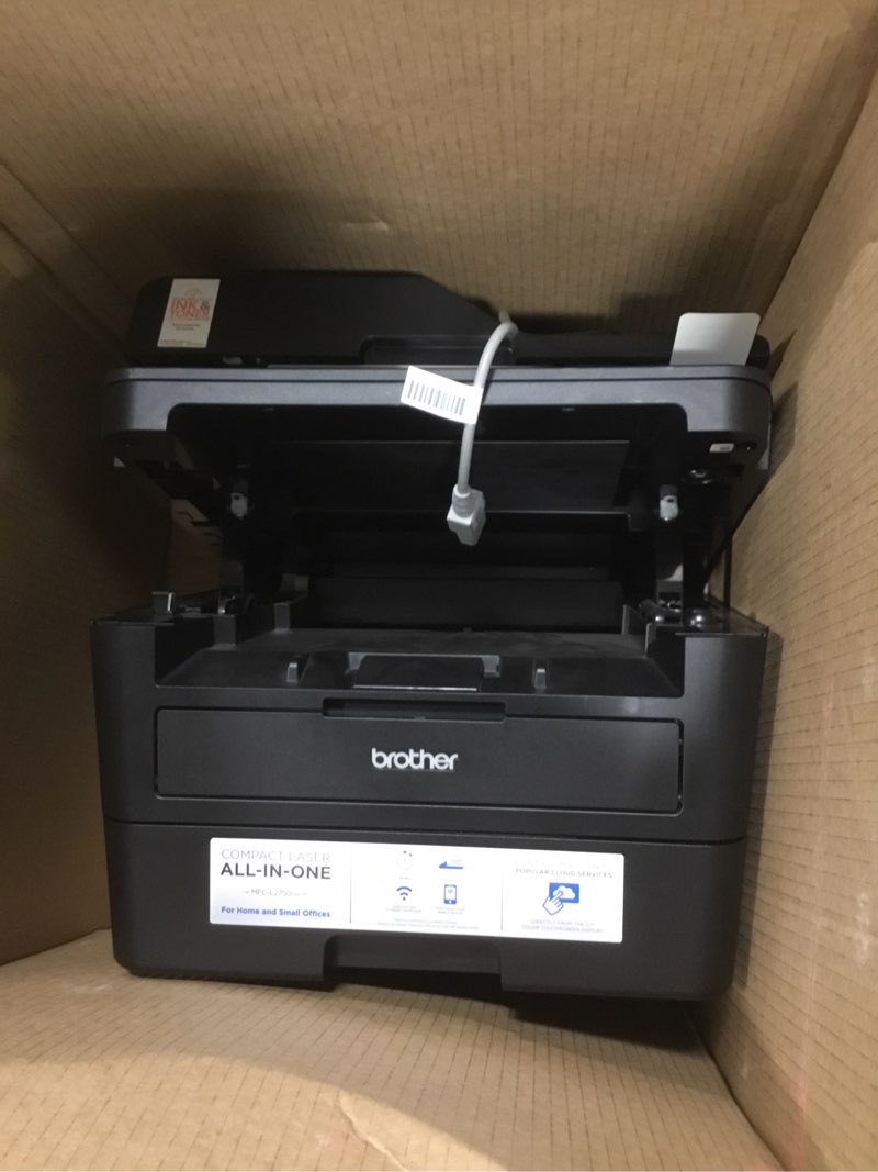 Condition photo showing As Is for Brother MFC-L2730DW Compact Laser All-in-One Printer