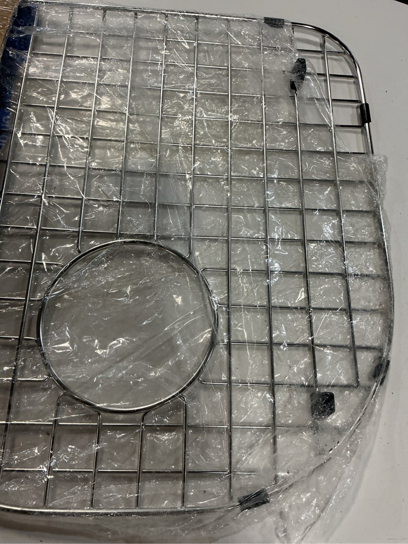 Condition photo showing As Is for meridian bottom sink grid