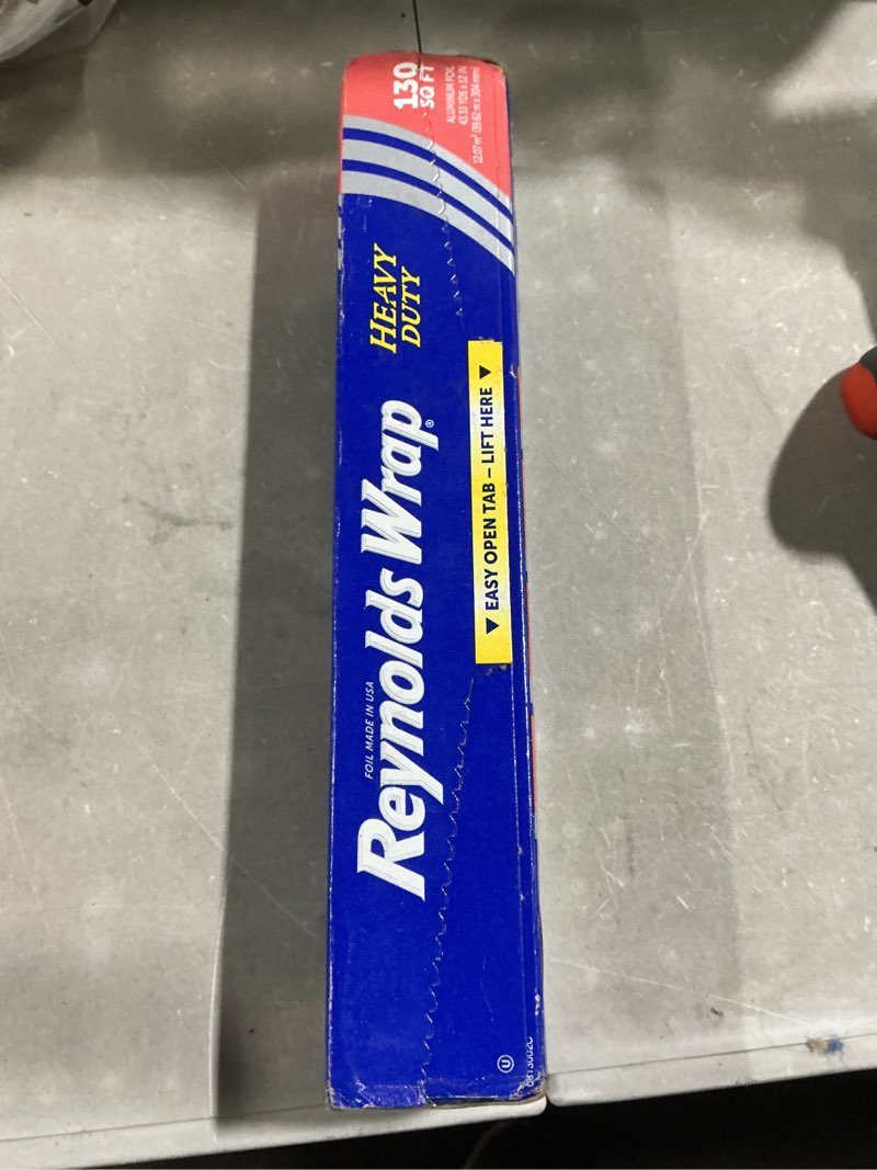 Condition photo showing New/Like New for reynolds wrap heavy duty aluminum foil, 130 square feet