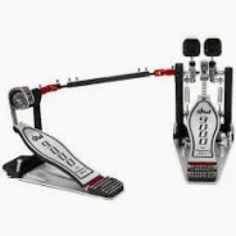 dw 9000 double bass pedal w/bag