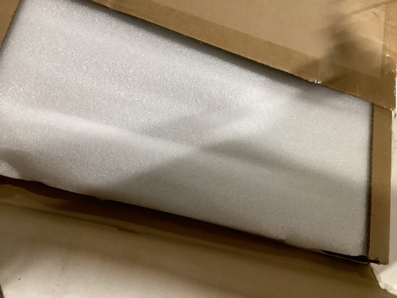 Condition photo showing New/Like New for 12x16 Velvet Picture Frame, Navy Blue 12x16 Velvet Photo Frame with Vintage Gold Border, 12 by 16 Poster Frame with HD Real Glass Horizontal & Vertical Display for Tabletop and Wall Decor (1 Pack) Navy Blue 12x16-1P