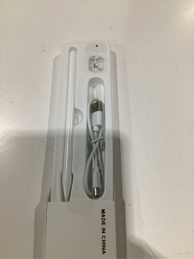 Condition photo showing Good Condition for Stylus Pen for iPad 6th-11th Generation-2X Fast Charge Active Pencil Compatible with 2018-2025 Apple iPad Pro 11"/12.9"/M4, iPad Air 3/4/5/M2/M3,iPad mini 5/6 Gen-White