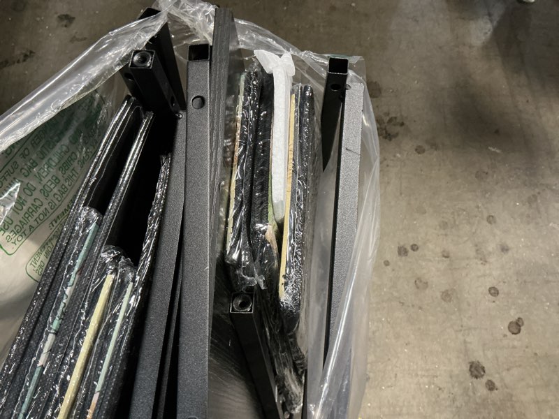 Condition photo showing As Is for Furnulem Tall 6 Drawers Dresser, Vintage Storage Organizer Unit with Fabric Bins for Bedroom, Living Room, Closet, Nusery, Dorm, Entryway, Bedside Furniture, Sturdy Metal Frame, Wood Top 11.8"D x 15.8"W x 45.9"H (6 Drawers)