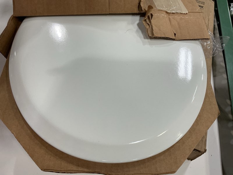 Condition photo showing As Is for Bemis 888Slow Nextstep2 Round Closed-Front Toilet Seat - White