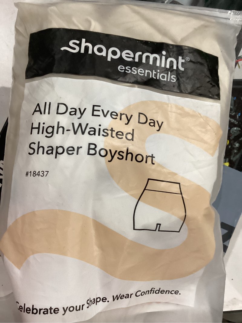 Condition photo showing As Is for shapermint tummy control shapewear - body shaper tummy control boyshort, body shaper for women, plus size shapewear x-large nude