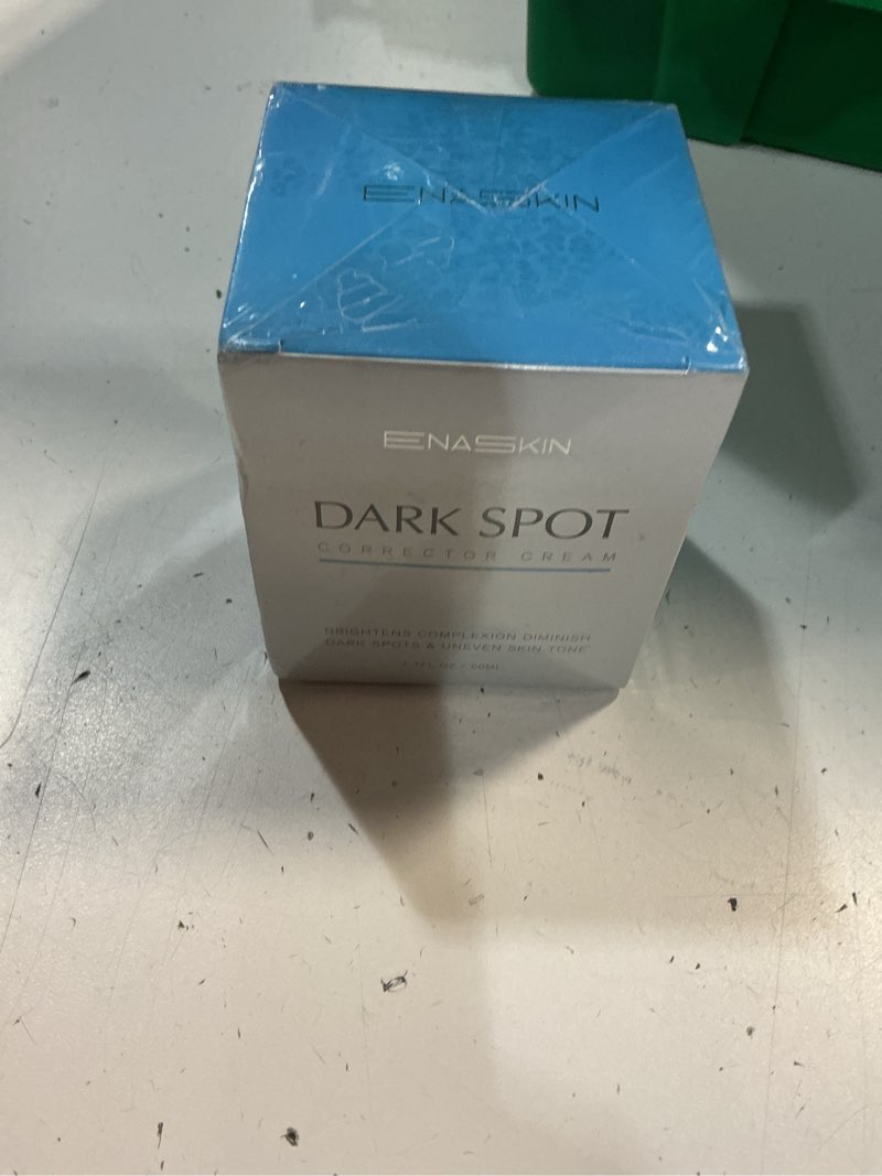 Condition photo showing New/Like New for (( exp/19/21/2028))dark spot remover for face and body: hyperpigmentation treatment - natural ingredient - freckle/melasma/sun spot/age spot remover - dark spot corrector cream for women and men 1.7 fl oz