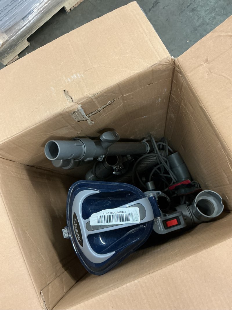 Condition photo showing As Is for Shark Upright Vacuum, Navigator Lift-Away Deluxe with Large Dust Cup Capacity, HEPA Filter, Swivel Steering, Upholstery Tool & Crevice Tool, Blue, NV360