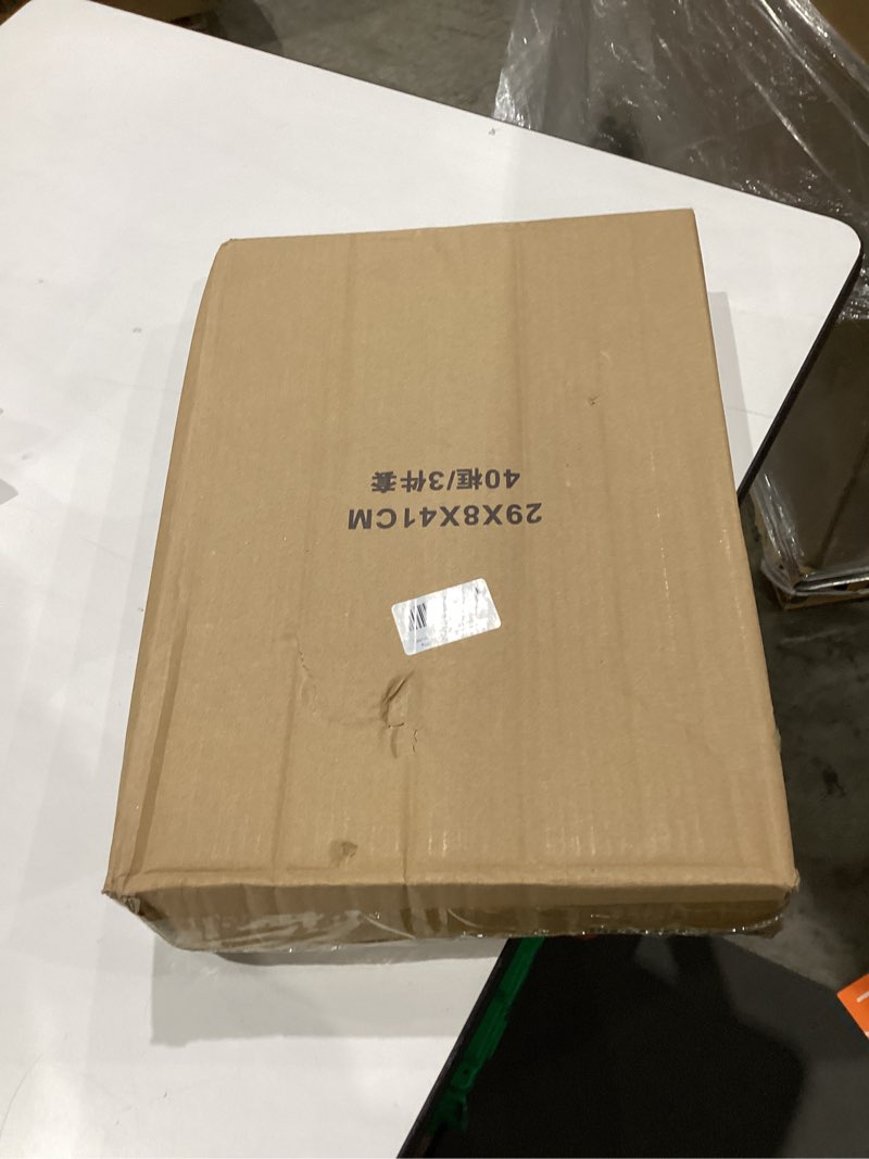 Condition photo showing New/Like New for TQianJiang Navy Blue Flower Floral Wall Decor 16"X11" Set of 3 Navy Blue Wildflower Lily Daisy Sign for Bedroom Wooden Framed Wall Hanging Art (Black) 16"L x 11"W Navy Blue Flower Floral ?Black)