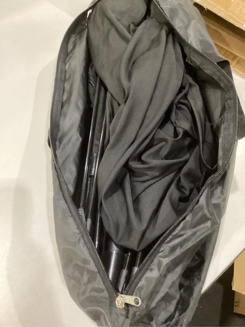 Condition photo showing As Is for Blackout Tent for Pack and Play - Pack N Play Blackout Cover - 1-Click Setup Portable Sleep Pod with Monitor Pouch & 2 Fan Pouch, Black Out Tent Blocks 95% Light Black-2