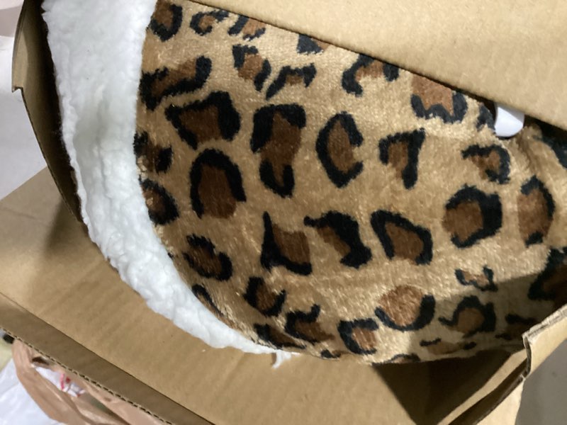 Condition photo showing As Is for LUXIAN Electric Heated Blanket Full Size 72"x84" - Microplush & Sherpa Fabric Dual-Sided, 9 Heat Settings & 10 Hours Auto Off, Cozy Warming Throw for Office or Bed, Machine Washable, Leopard Print D-leopard Print 72x84inches-Full