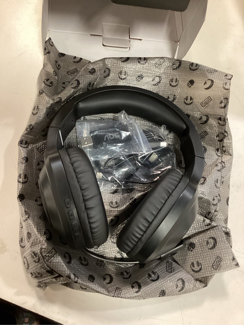 Condition photo showing New/Like New for AOC Wireless Gaming Headset Compatible with PS5/4, Nintendo Switch, PC, Bluetooth 5.4 & 2.4GHz Gaming Headphones with Noise Canceling Mic, RGB, Type-C, 20ms Latency, 45H, 7.1 Virtual Surround- Black