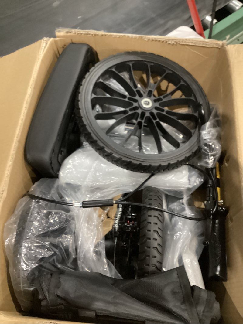 Condition photo showing Good Condition for knee scooter with disc brake system, steerable knee walker for adults for foot surgery, broken ankle, foldable rover scooter for broken foot injured leg crutch
