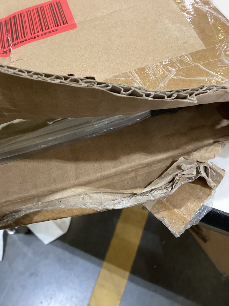 Condition photo showing As Is for Landscape Edging Kit,6 PCS 40" L x 8" H Galvanized Bendable Metal Garden Edging for Lawn Yard, Coated Bendable Metal Strips, No-Dig Hammer-in Edging Border w/Clips,Champagne (8In, 20 FT) champagne Champagne 8 INCH 6 PCS