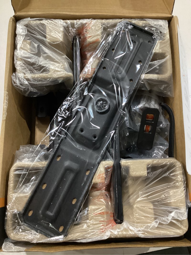 Condition photo showing Good Condition for perlegear ultra slim tv wall mount 1.1" low profile for 42-90" tvs, fits 16"/24" studs, full motion tv mount wall bracket with dual articulating arms, swivel, tilt, max vesa 600x400mm, holds 132lbs