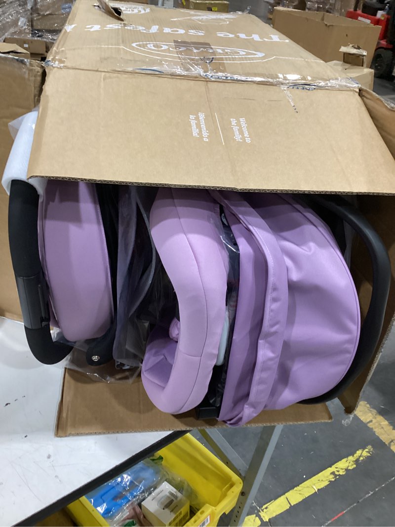 Condition photo showing Good Condition for graco® modes pramette 3-in-1 travel system, car seat stroller combo, rear facing infant car seat, infant pramette to toddler stroller, lilac mod no style name lilac mod