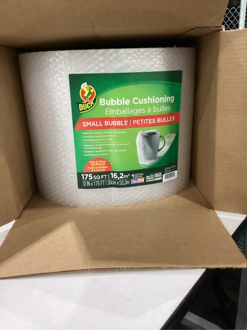 Condition photo showing New/Like New for Duck 12 in. W X 175 ft. L Bubble Wrap 1 pk