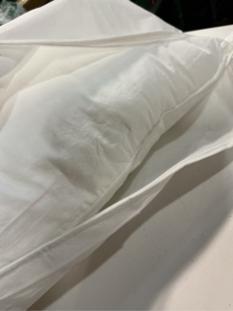 Condition photo showing Good Condition for premium down alternative pillow, king, firm/extra firm