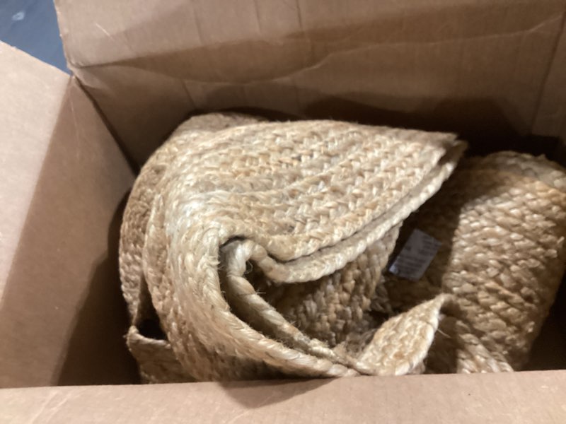 Condition photo showing Good Condition for patelai 3 set seagrass belly storage basket woven plant pot holder with handles for plants picnic grocery laundry(natural color)