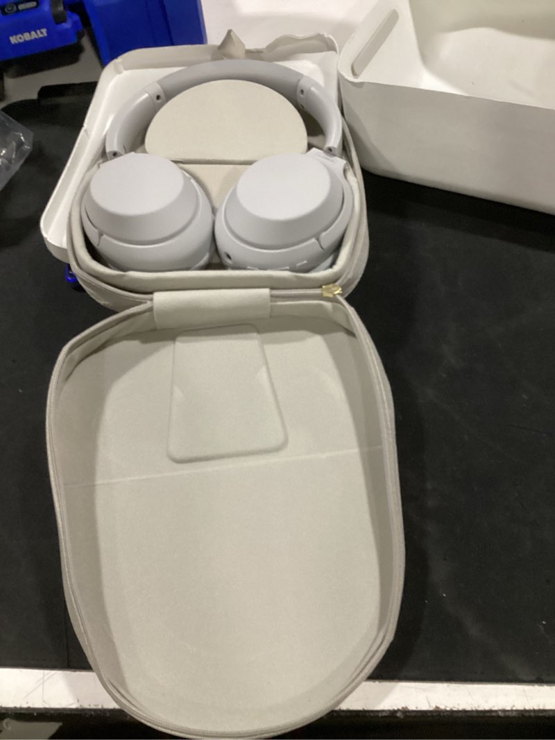 Condition photo showing As Is for only one side works sony wh-1000xm5 premium noise canceling headphones, auto nc optimizer, 30-hour battery, alexa voice control, silver