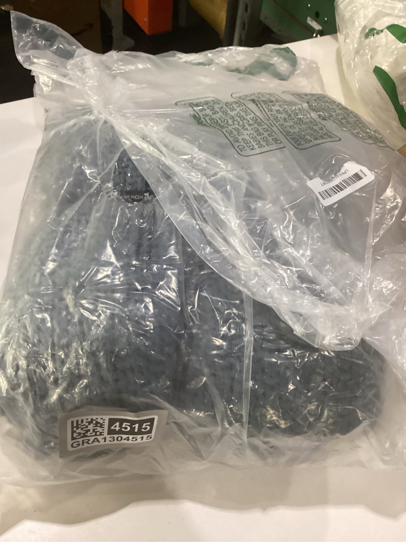 Condition photo showing Good Condition for EVERGRACEHOME Chunky Chenille Knit Throw Blanket for Couch, Soft Luxurious Moss Stitch Blankets for Bed, Cozy Decorative Farmhouse Knitted Throws for Sofa, Stormy Blue, 50" x 60"