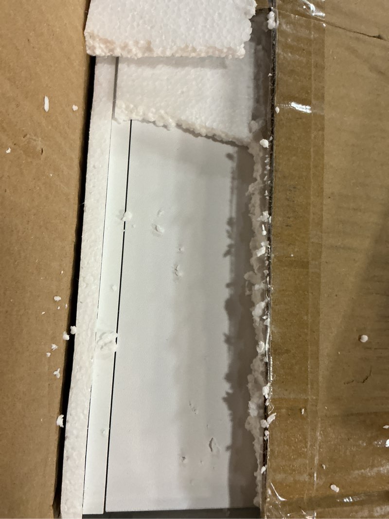 Condition photo showing New/Like New for 36 inches long floating shelves wall mounted,2 set modern white shelf for bedroom,nursery book with lip,picture ledge decor living room bathroom kitchen-white,35.4 in white 35.4 in
