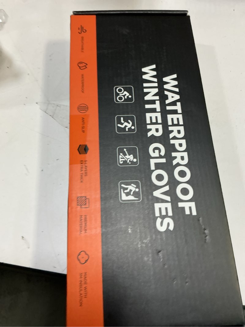 Condition photo showing New/Like New for -10? Waterproof Winter Gloves for Men & Women, 5-Layer Ski & Snow Gloves for Cold Weather, Breathable Warm Gloves with Touch Screen Fingers Black X-Large