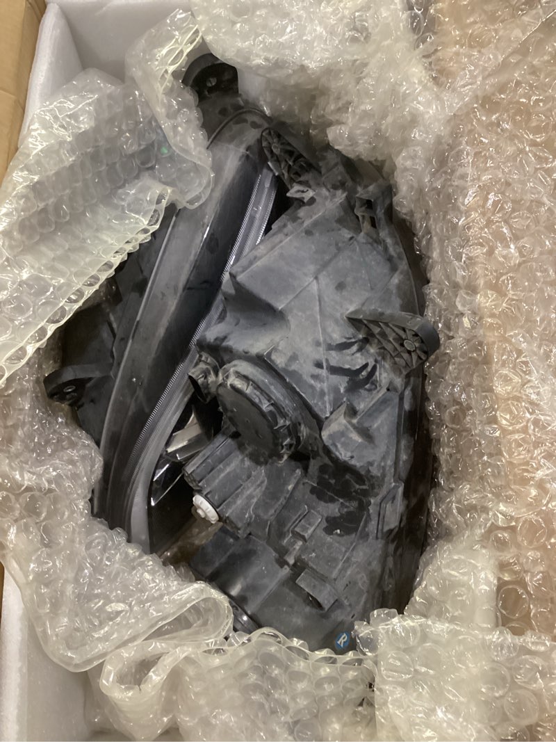 Condition photo showing As Is for torque headlight pair replacement for semi trucks driver left passenger right side set assembly dot sae approved (tr013-l, tr013-r) headlight pair headlights, not exact, similar to stock photo, used