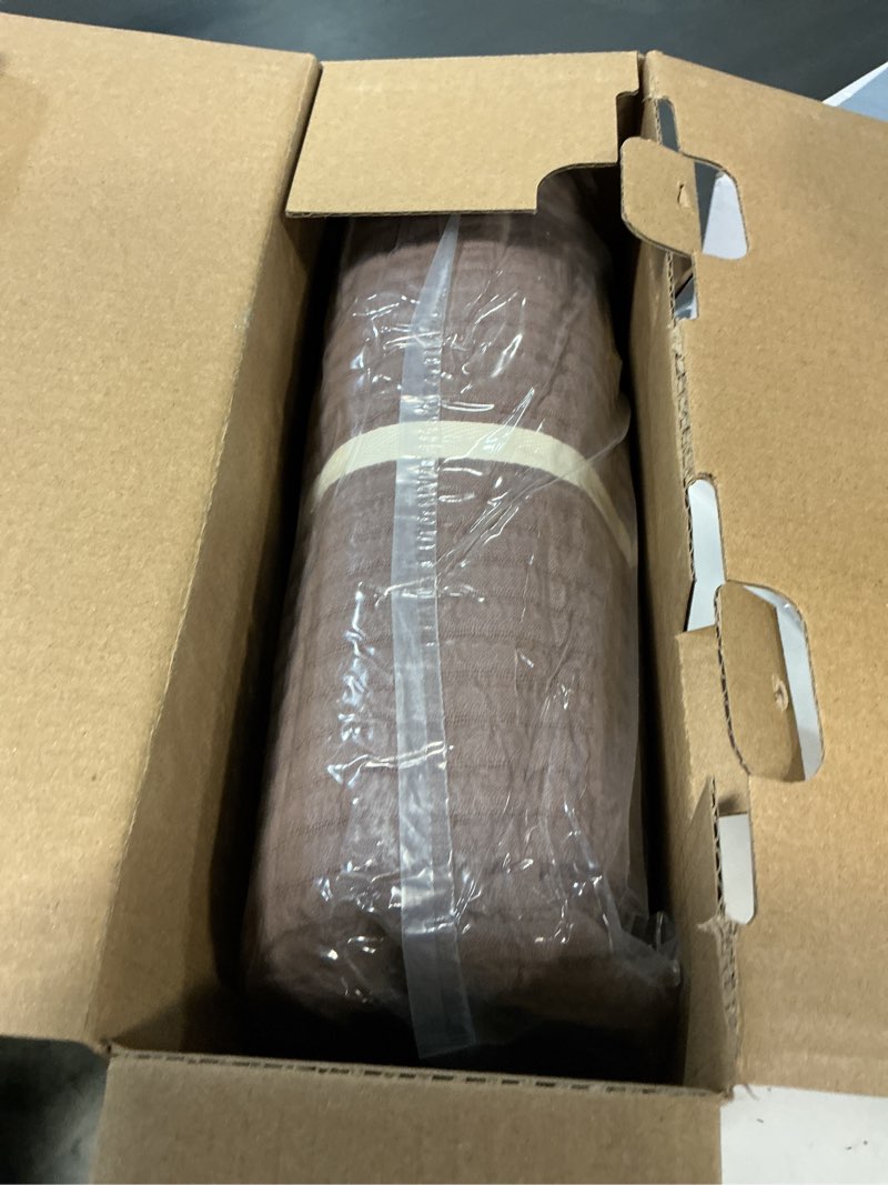 Condition photo showing New/Like New for EVERGRACEHOME Cotton Coverlet Set King Size 3 Pieces, Lightweight Soft Ribbed Matelassé Bedspread Quilt Set, Cozy Oversized Quilted Bedding Set with 2 Pillow Shams for All Seasons, Mocha Brown King (108" x 98") Mocha Brown