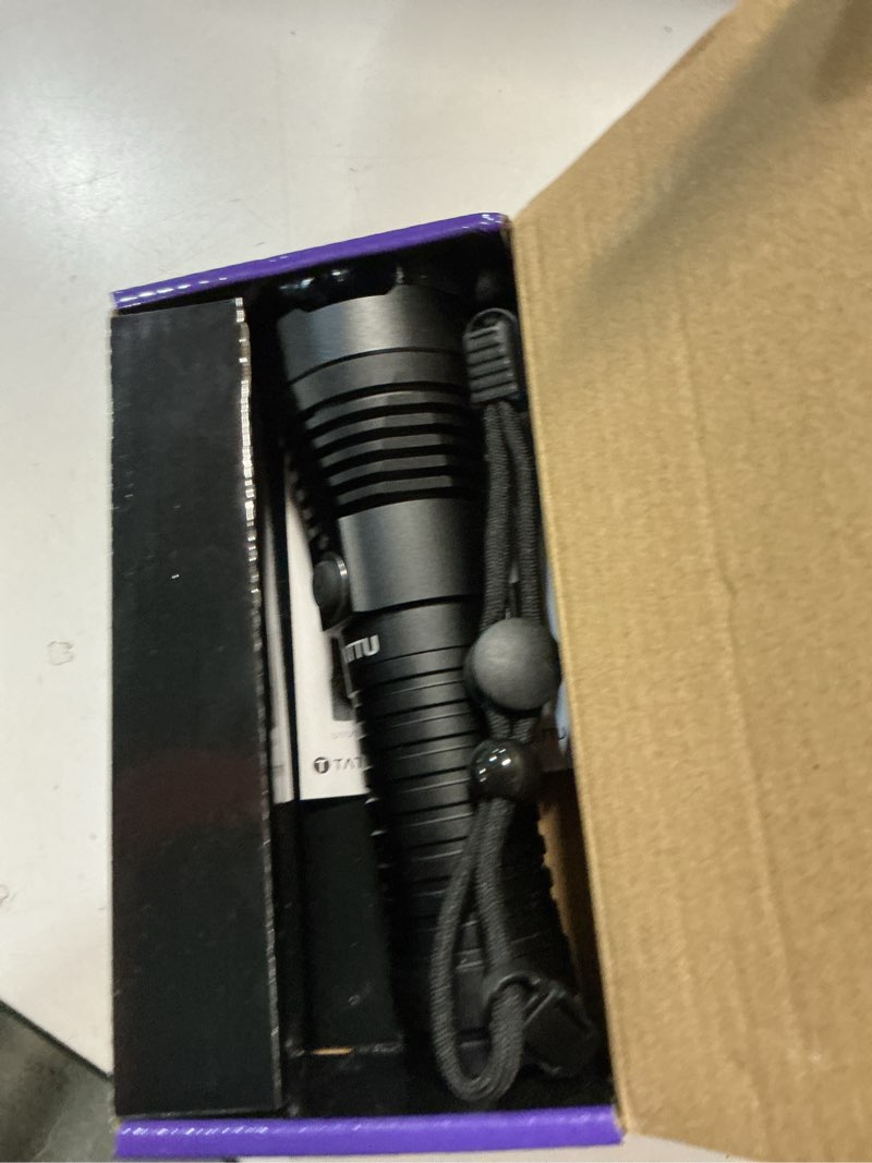 Condition photo showing Good Condition for tattu u3 uv flashlight rechargeable 395nm black light torch blacklight 10w ultraviolet led lamp with micro usb charging cable