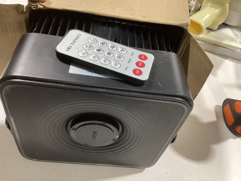Condition photo showing As Is for Portable Air Conditioners, 4-IN-1 Portable AC Unit with 3 Wind Speeds, 3 Spray Mode, 7 Night Light & 2-8H Timer Air Conditioner Portable,Personal Small Mini Air Conditioner Air Cooler for Room Camping