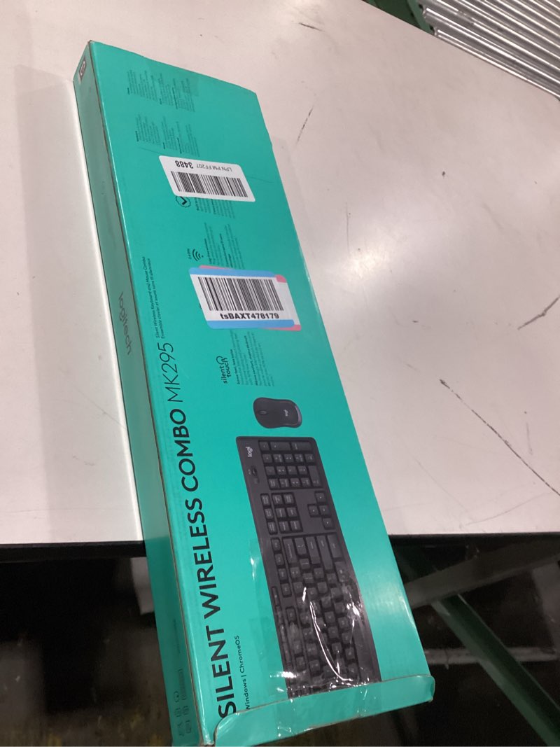 Condition photo showing Good Condition for Logitech MK295 Wireless Mouse & Keyboard Combo with SilentTouch Technology, Full Numpad, Advanced Op