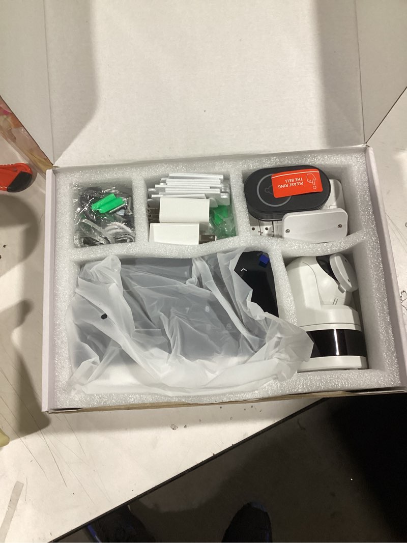 Condition photo showing Good Condition for Home Security System with Camera, WiFi + GSM Home Alarm Kit with Phone App Alert, Door/Window Sensor, Remote Control for Apartments (13 Pieces)