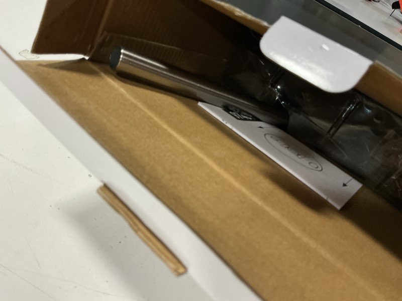 Condition photo showing item condition for 18 Inch Brushed Nickel Towel Bar Towel Rack for Bathroom Kitchen Hand Towel Holder Dish Cloths Hanger SUS304 Stainless Steel Rustproof Wall Mount Brushed Nickel 18 inch